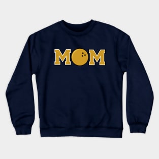 Bowling Mom Gold Crewneck Sweatshirt